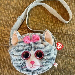 TY Fuzzy Kitten Purse